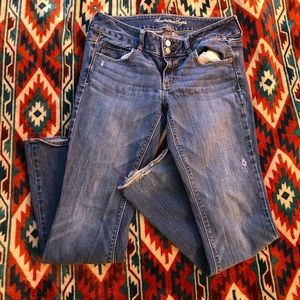 American Eagle Artist Stretch Blue Jeans Size 10